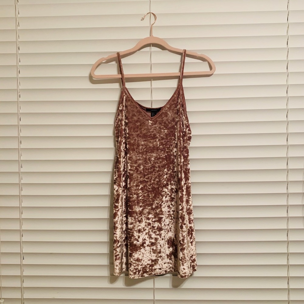 Velvet forever 21 mini dress